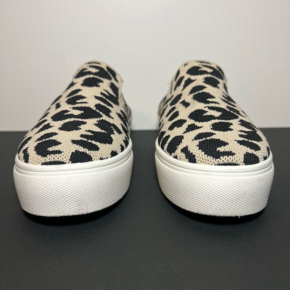 Womens BAMBOO Story Leopard Print Slip On Platform Shoes / Size 8.5 - Picture 2 of 8